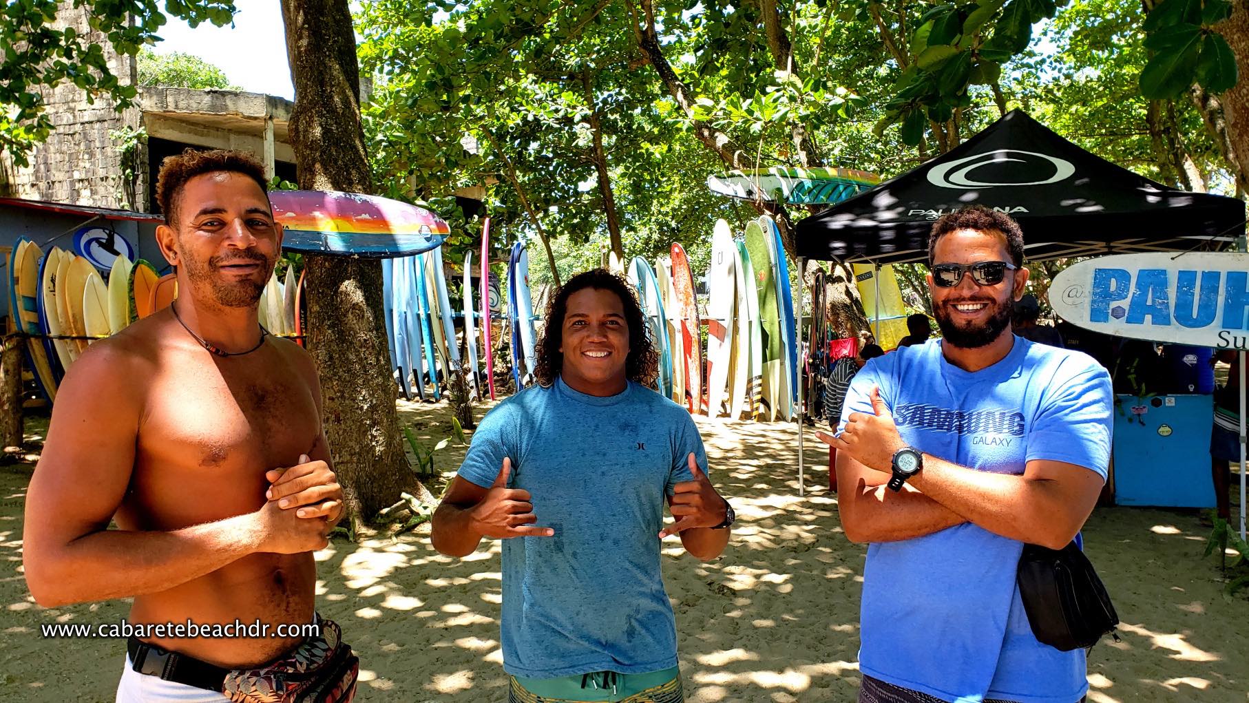 Three friends from DR in Encuentro